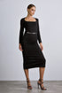 Anna Samouka - Franzisca Dress Midi Boost Black